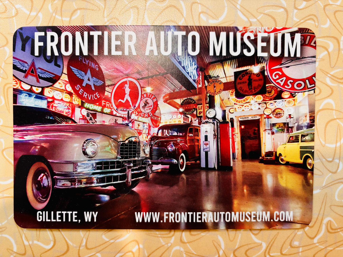 Frontier Auto Museum Postcard