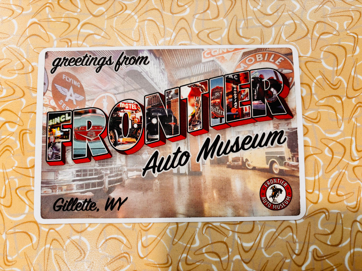 Frontier Auto Museum Postcard