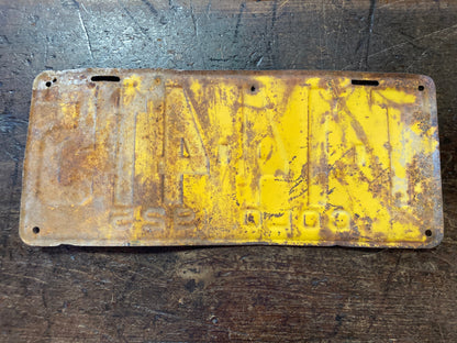 Expired 1925 Colorado License plate