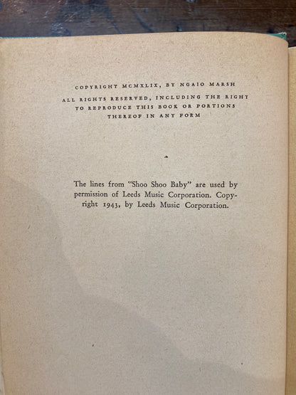 A Wreath For Rivera by Ngaio Marsh