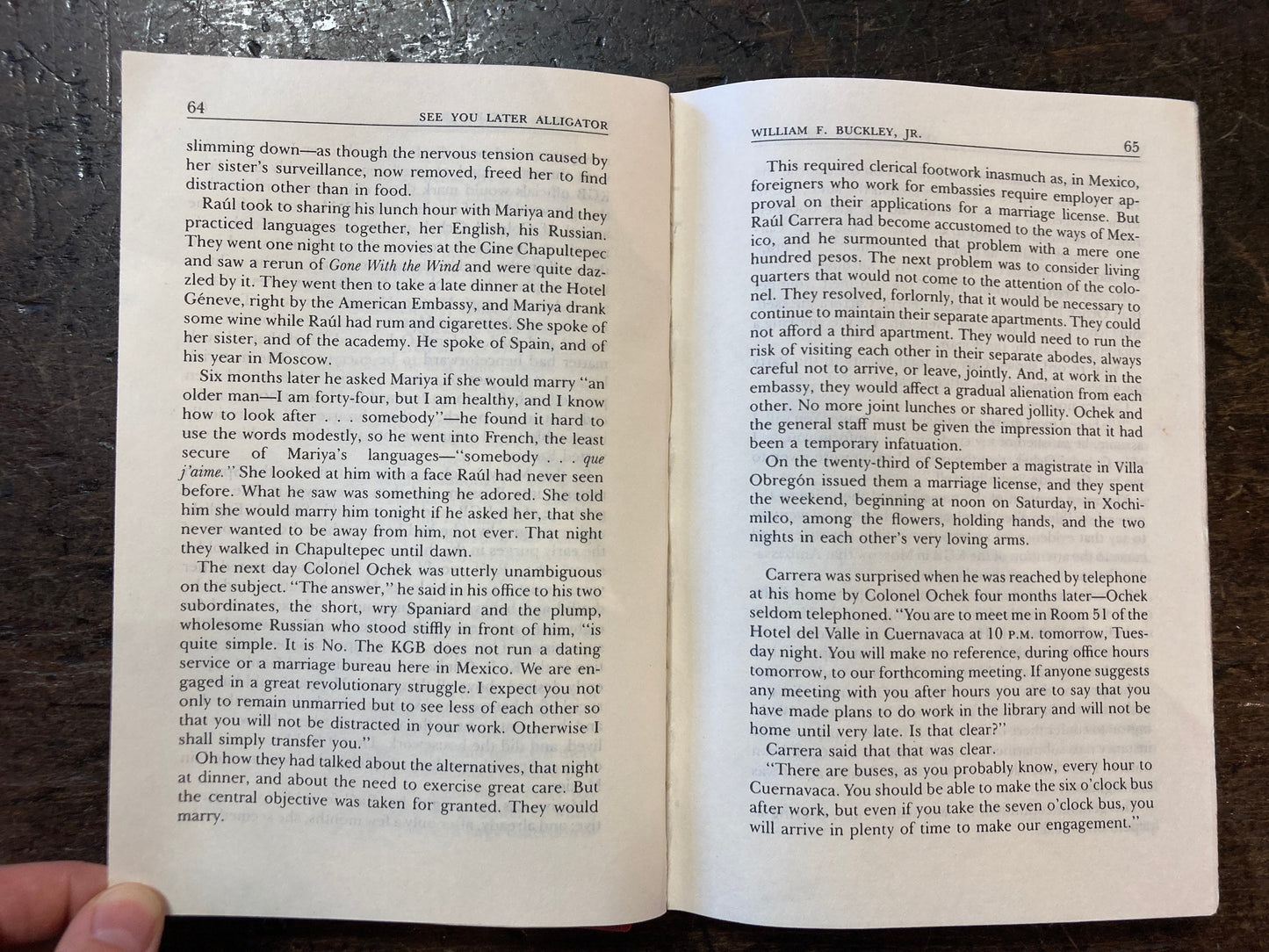 See You Later Alligator,  by William  F. Buckley, Jr.