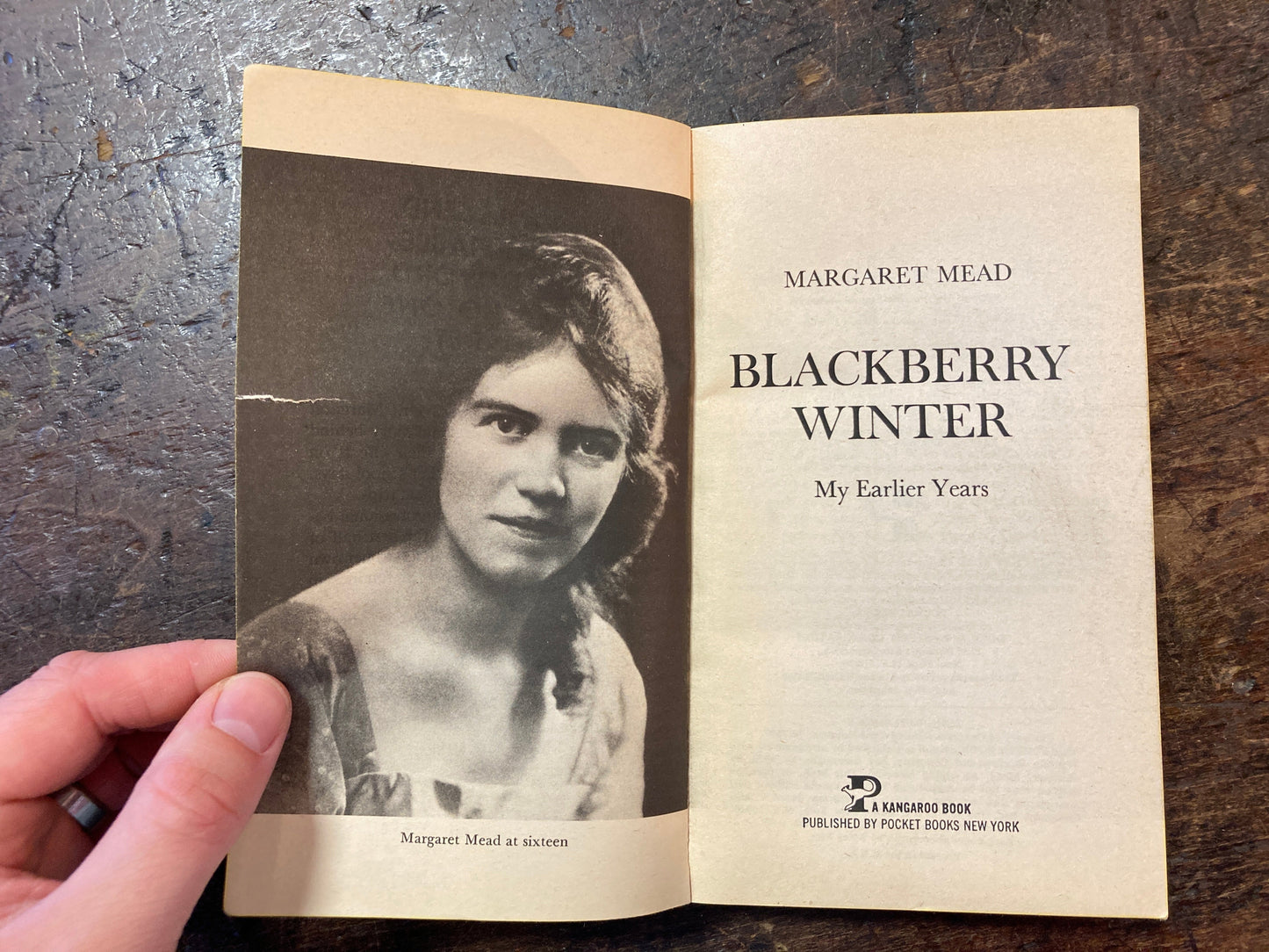 Blackberry Winter by Margaret Mead