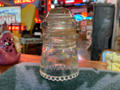 Hemingray - 9 Clear Glass Insulator