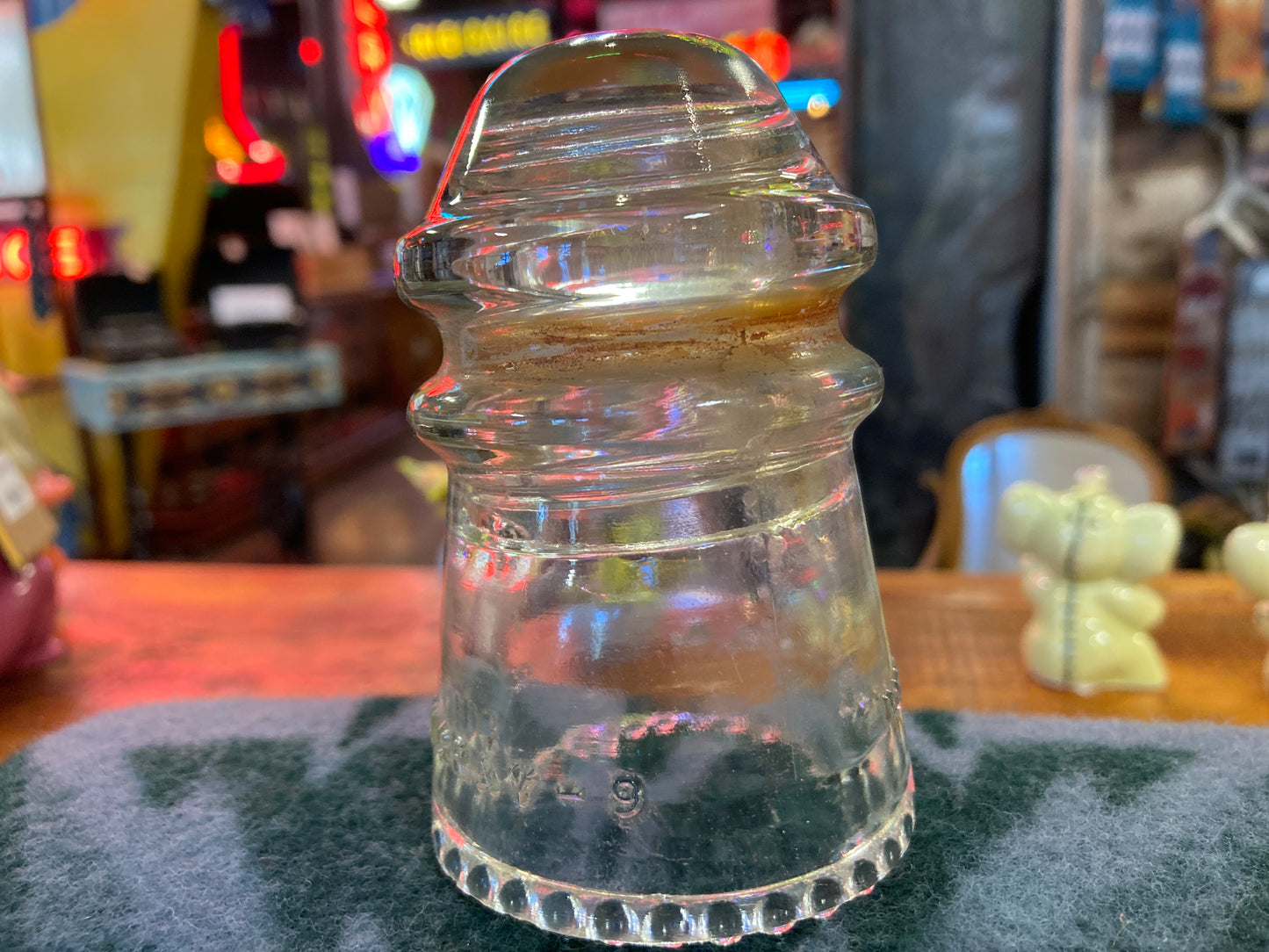 Hemingray - 9 Clear Glass Insulator