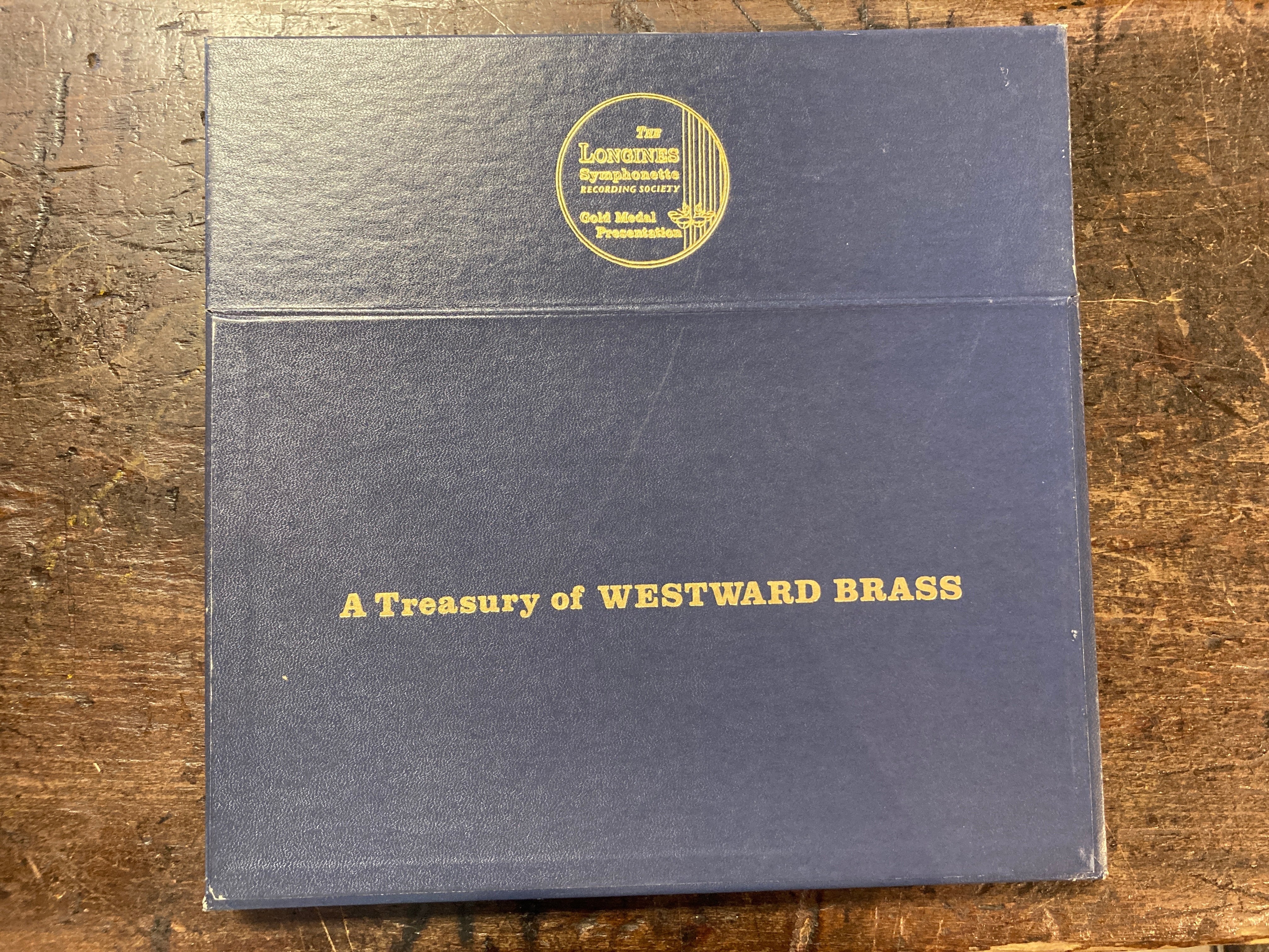 A Treasury of Westward Brass Vinyl Record Set Frontier Relics