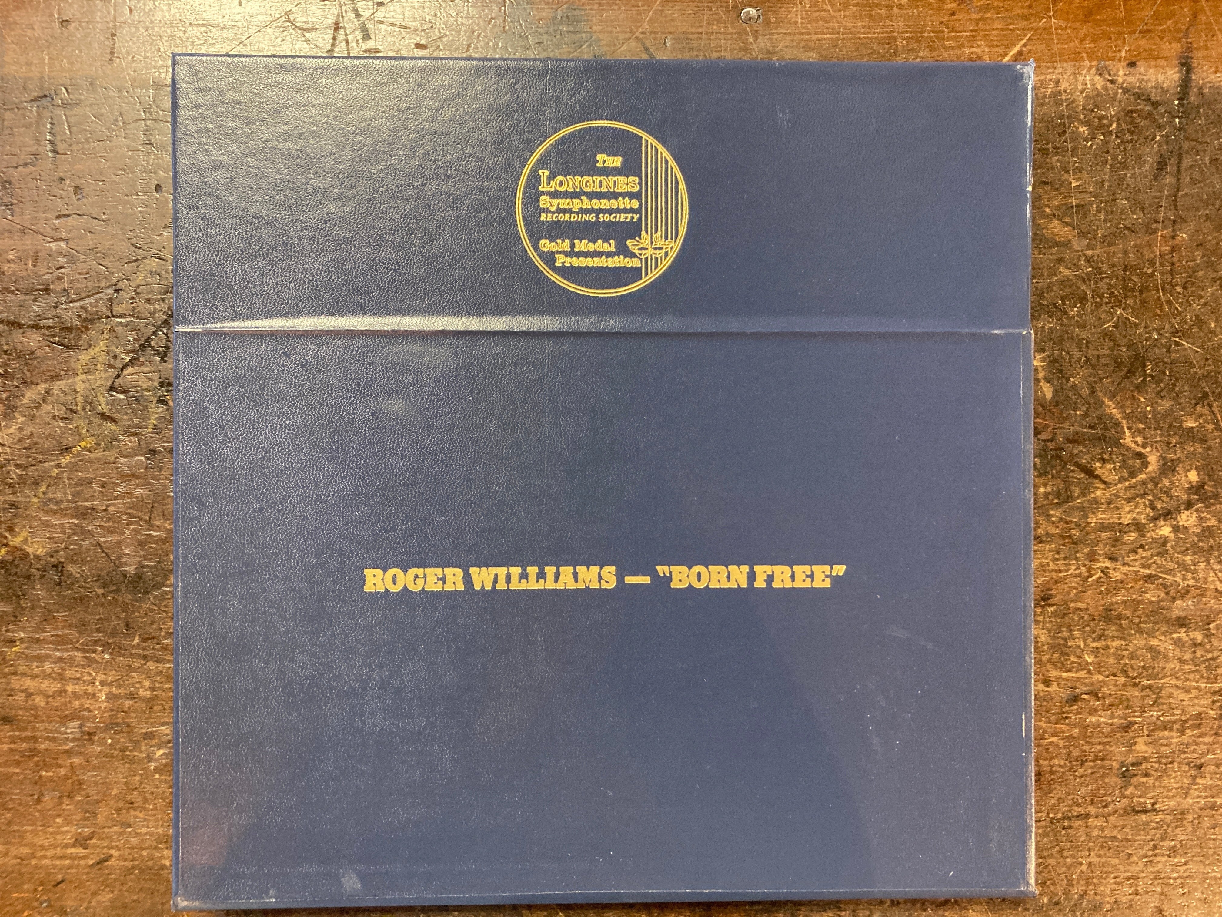 Roger Williams Born Free 5 record Box Set Frontier Relics