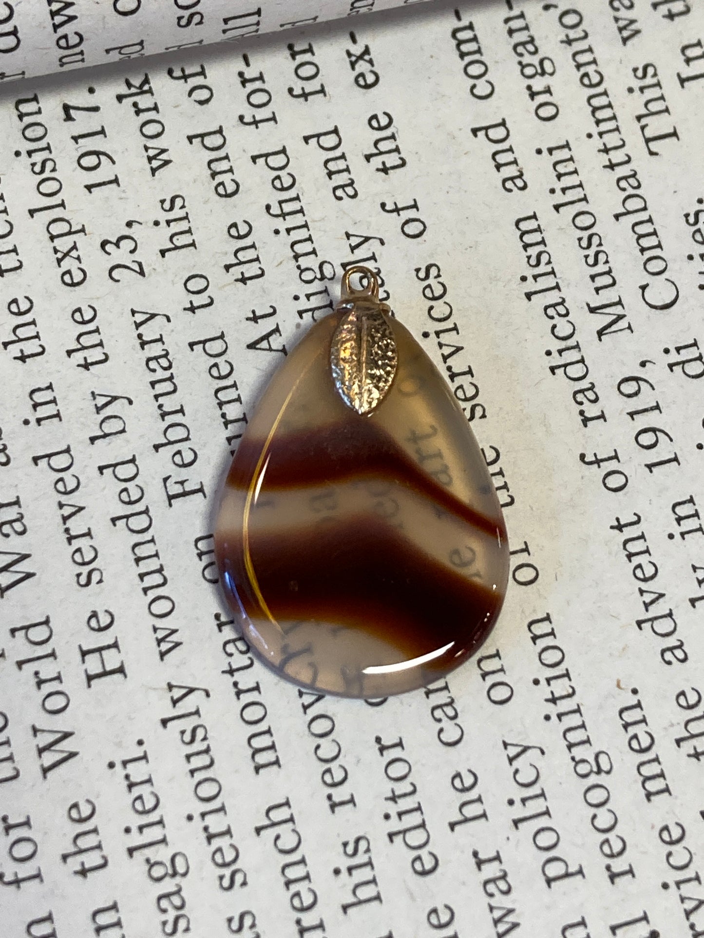 Natural Agate Pendant