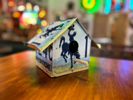Bird House License Plate Large