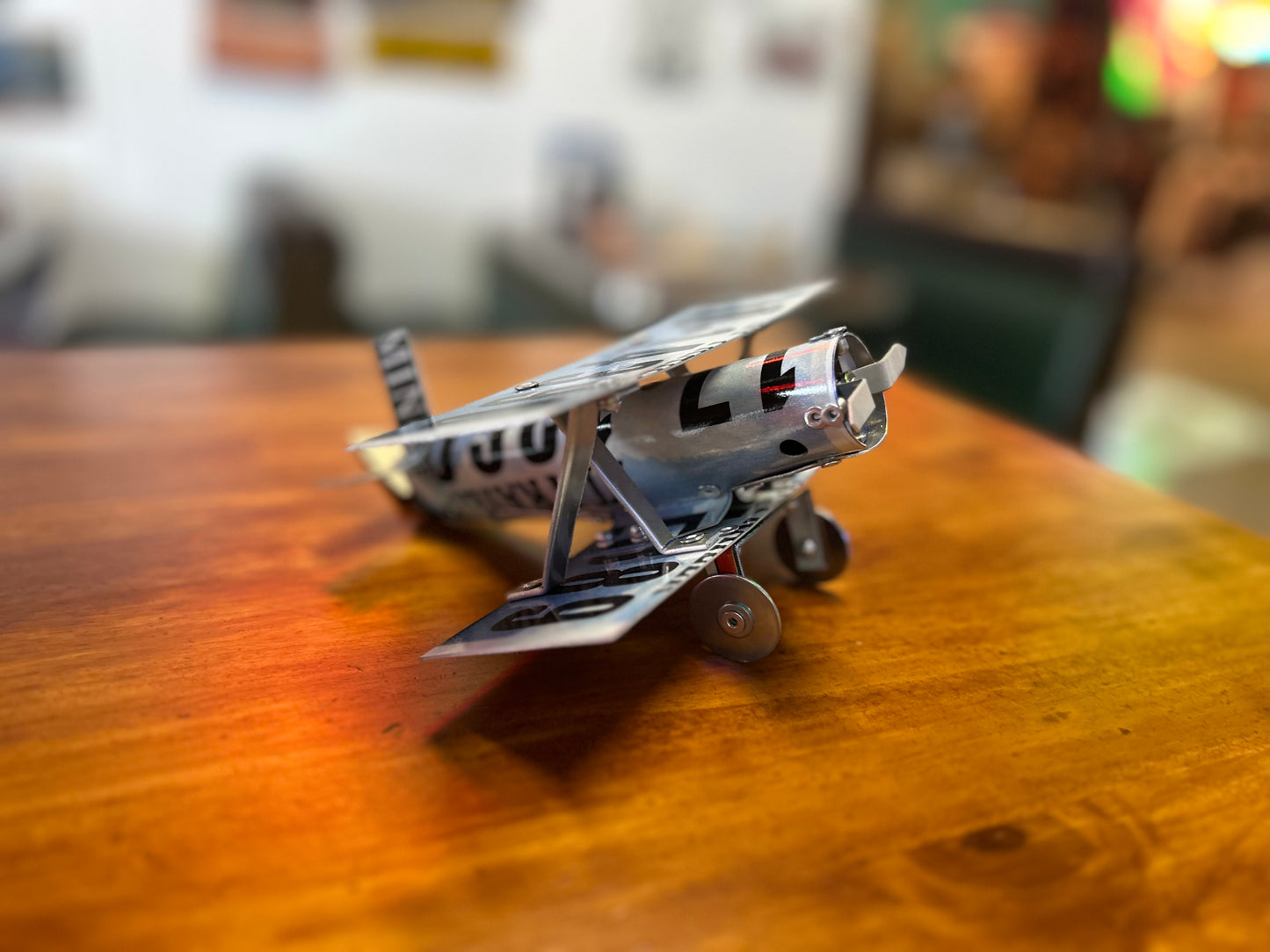 Wyoming License Plate Bi-Plane  Small