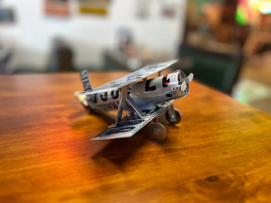 Wyoming License Plate Bi-Plane  Small