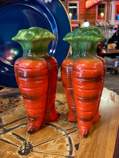 Carrots salt and pepper shaker set