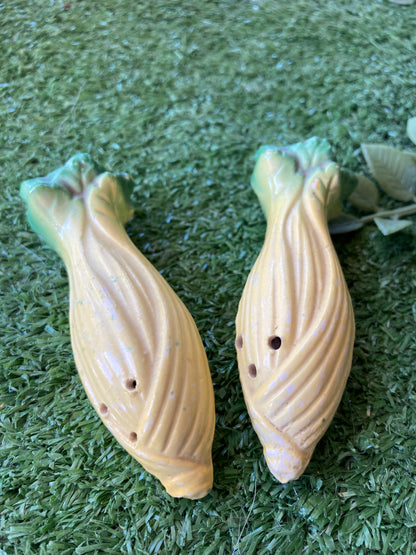 Leeks Salt & Pepper Shakers