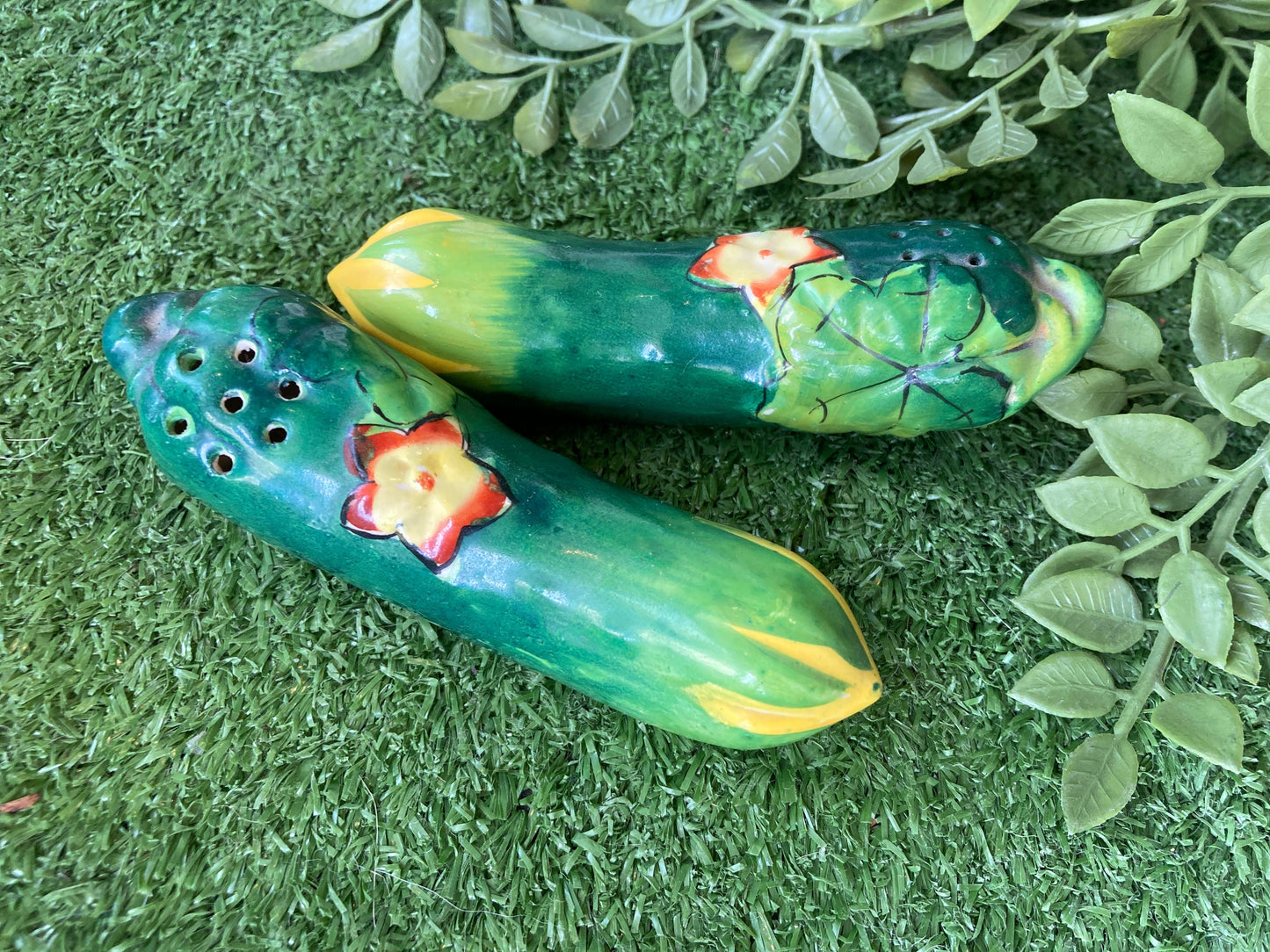 Zucchini  Salt & Pepper Shakers