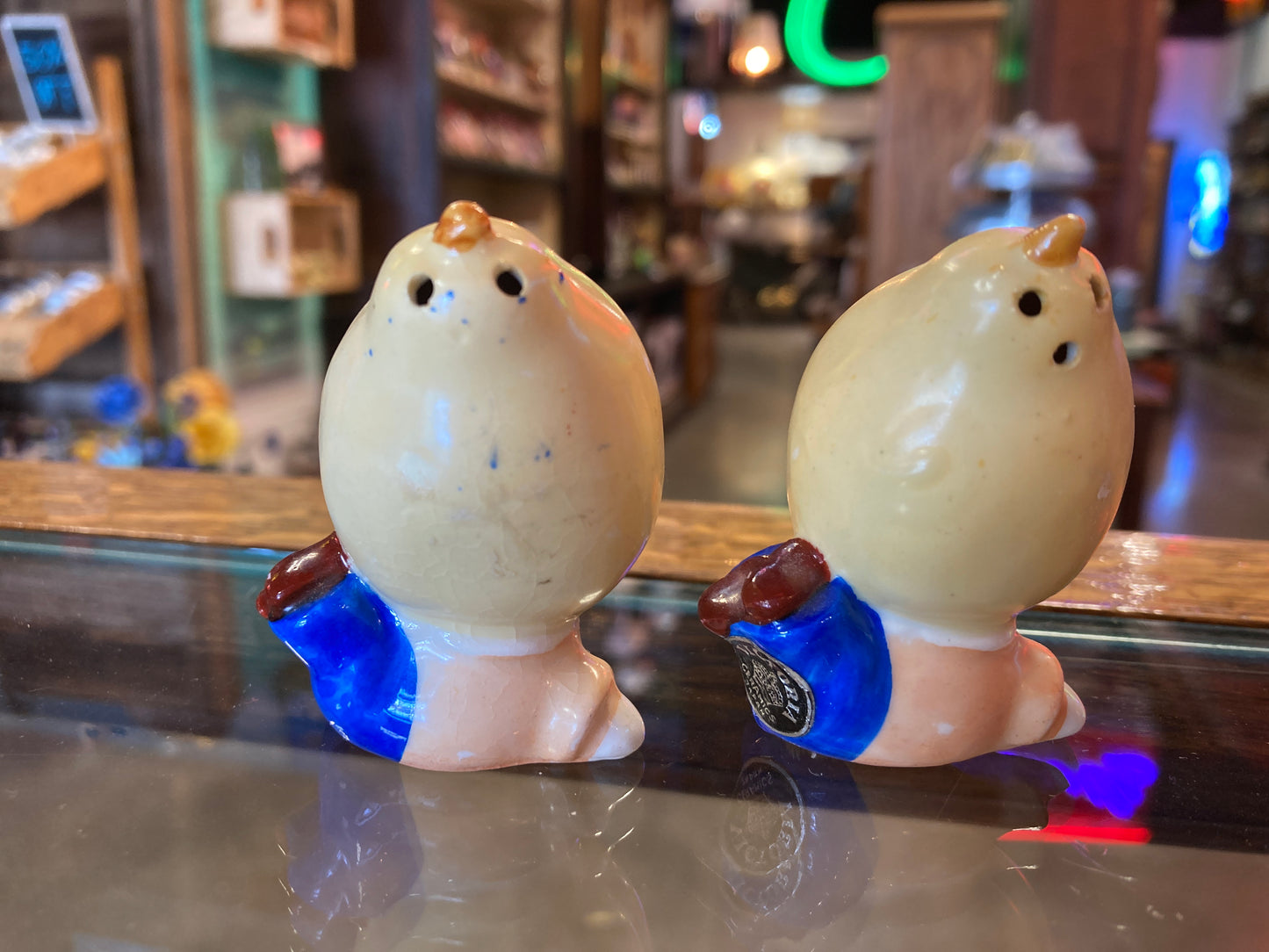 Anthropomorphic Pears Salt & Pepper Shakers