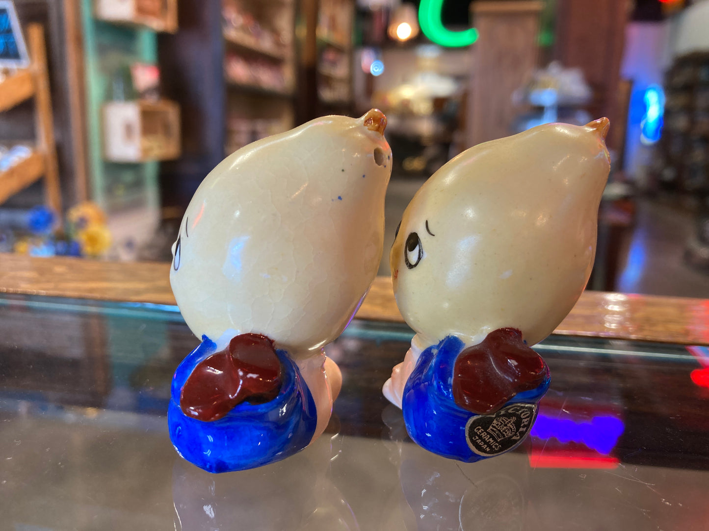 Anthropomorphic Pears Salt & Pepper Shakers