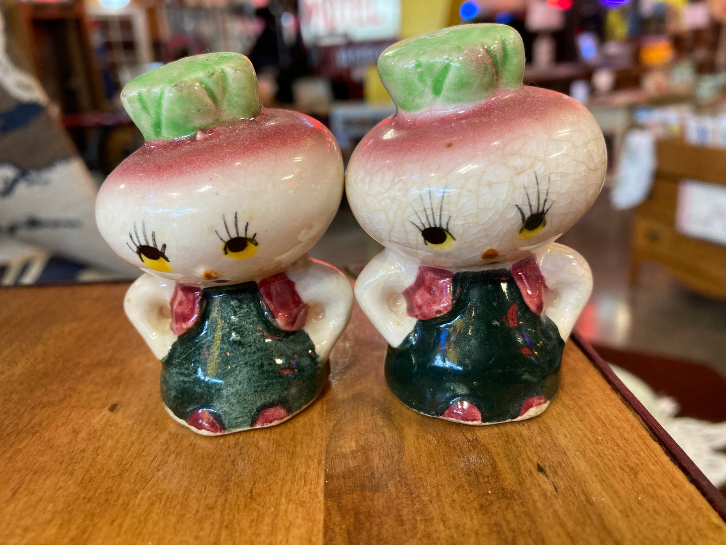 Turnip Salt & Pepper Shakers