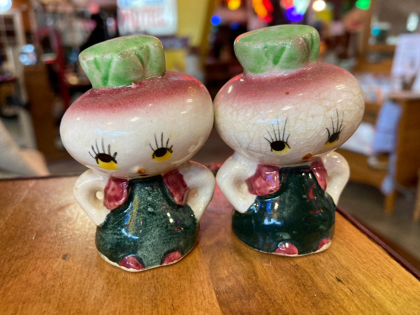 Turnip Salt & Pepper Shakers