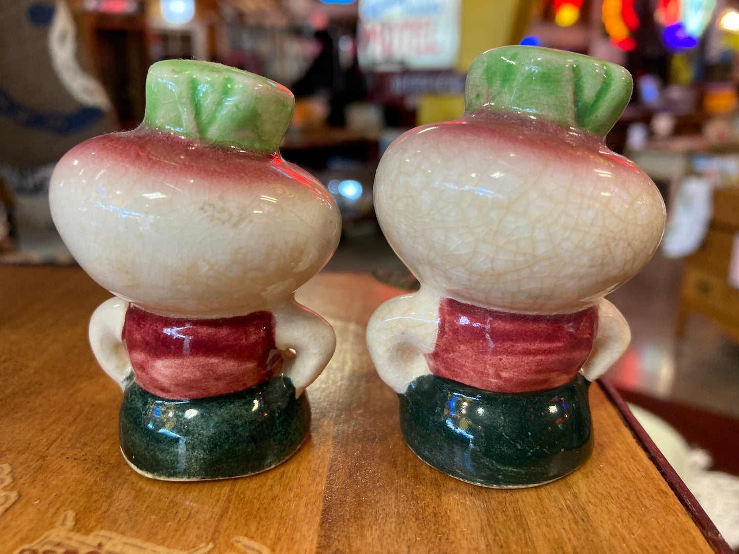 Turnip Salt & Pepper Shakers