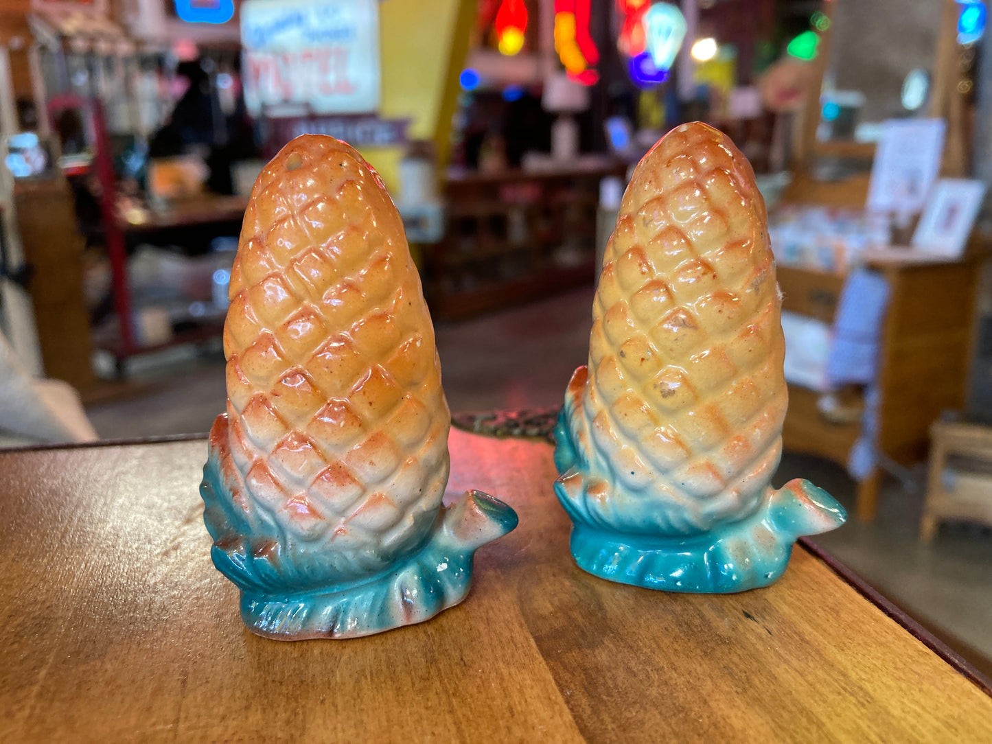 Pinecone Salt & Pepper Shakers