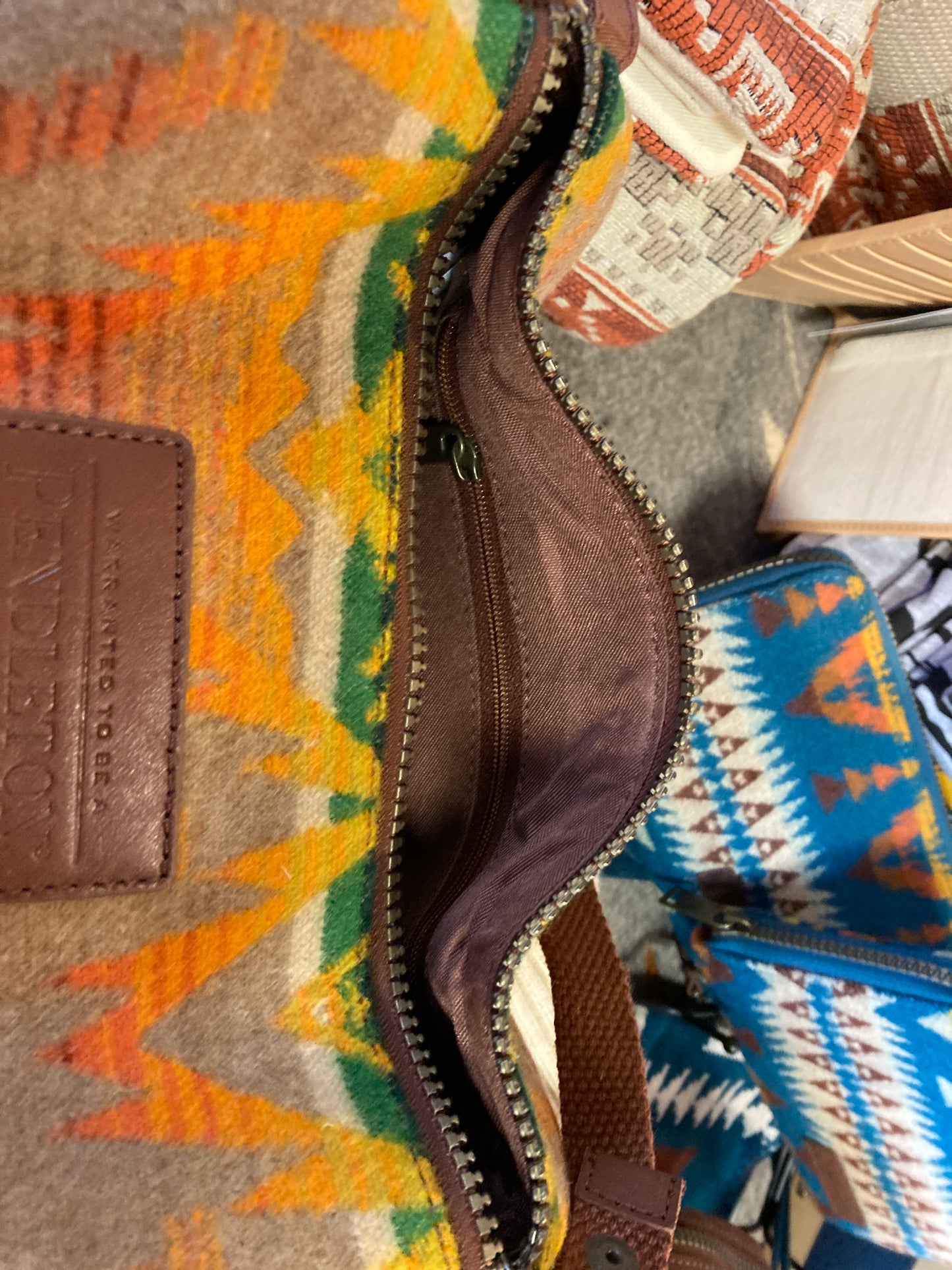 Pendleton Travel Kit in the Sawtooth Mountain pattern