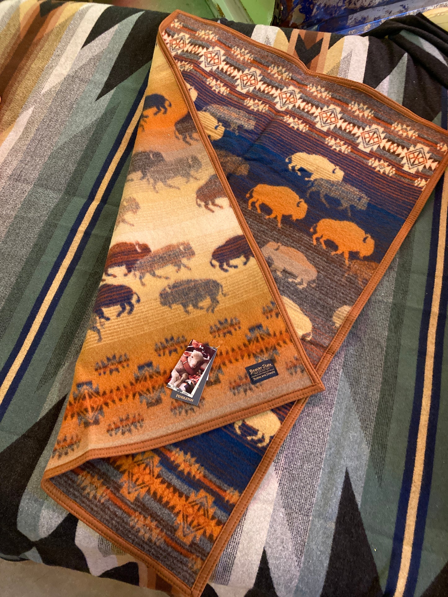 Pendleton PRAIRIE RUSH HOUR CRIB BLANKET