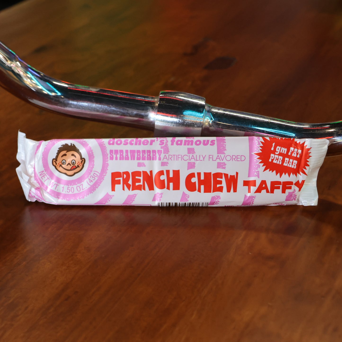 French Chew Strawberry Flavored Chewy Taffy