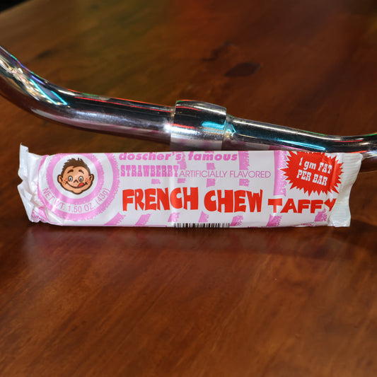 French Chew Strawberry Flavored Chewy Taffy