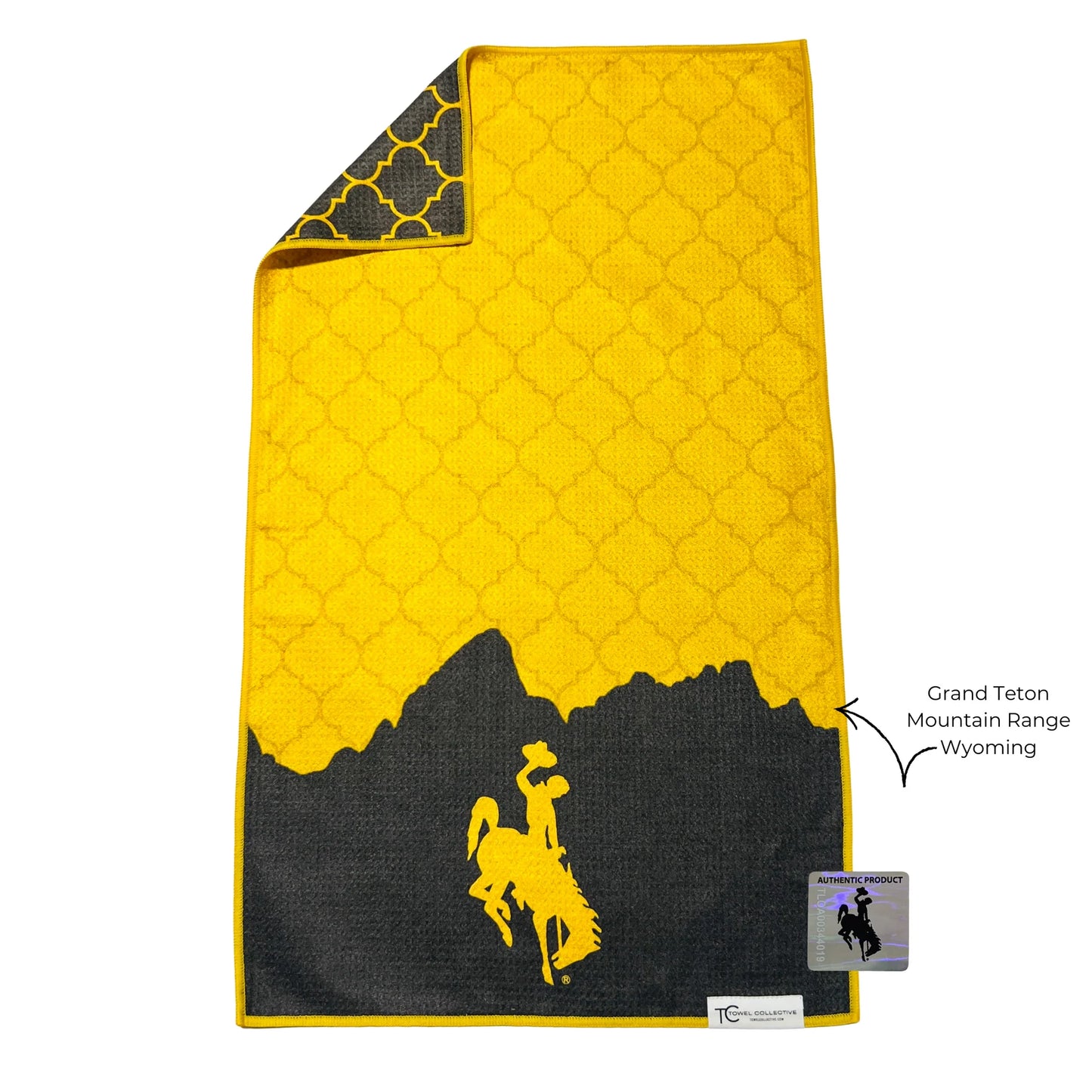 Home of the Brown & Gold | Waffle Weave Microfiber Hand Towel