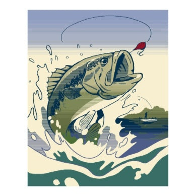 Pendleton Big Bass Napped Custom Robe (blanket)