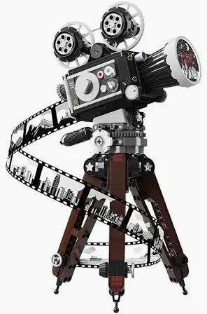 Vintage Film Camera Building Blocks