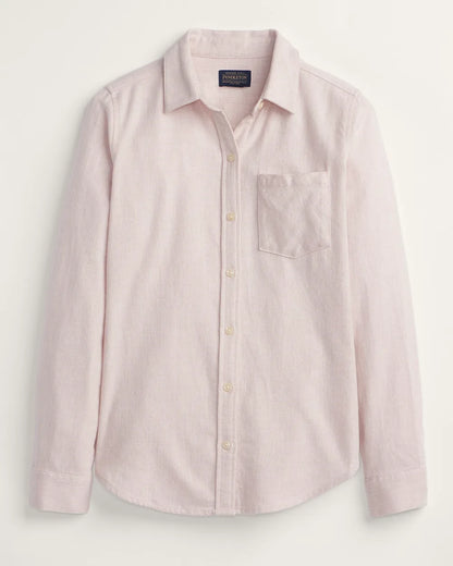 Pendleton Women's Soft Rose Relaxed Flannel Shirt