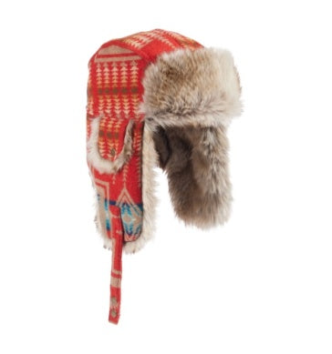 Pendleton Trapper Hat in Harding Red