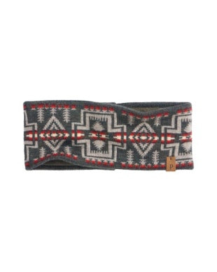 Pendleton Fleece Lined Headband in Harding Olive