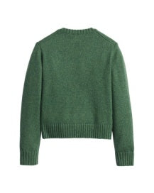 Pendleton Women's Green Heather Crew Neck Sweater