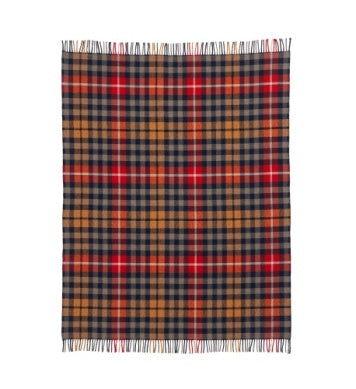 Pendleton Fireside Throw in Hickory Navy/ Rust