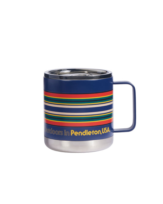 Pendleton 15 oz camp mug in Yakima  Camp Stripe