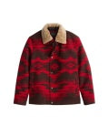 Pendleton Men's Silverton Coat in Crown Point Red