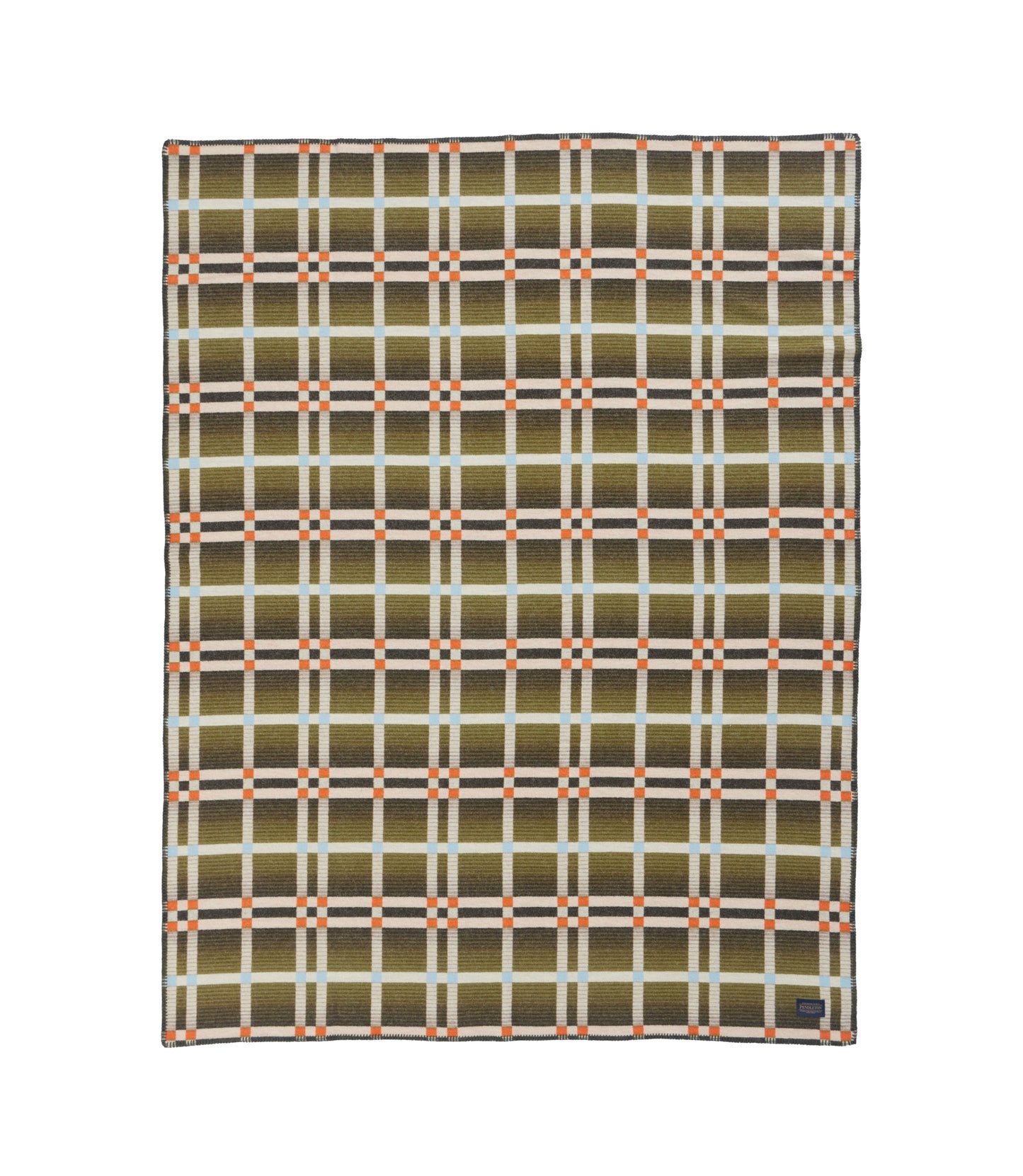 Pendleton Four Square Throw in Slide Mountain Olive