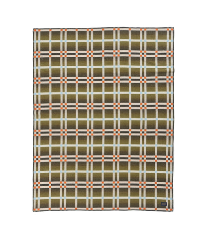 Pendleton Four Square Throw in Slide Mountain Olive