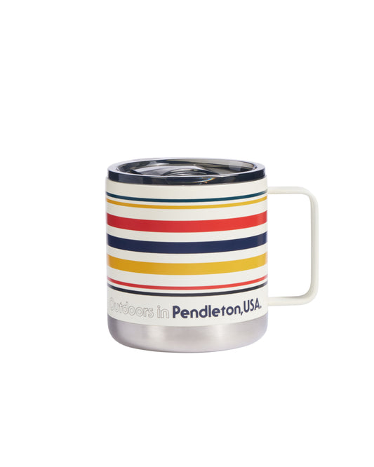 Pendleton 15 oz. Camp Mug in White National Park Stripe