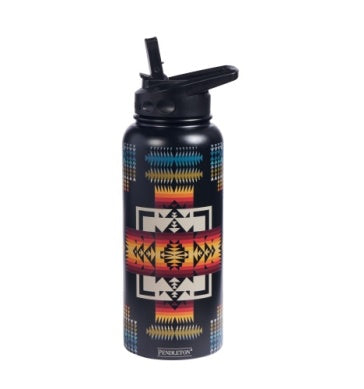 Pendleton Insulated Bottle Chief Joseph in Black