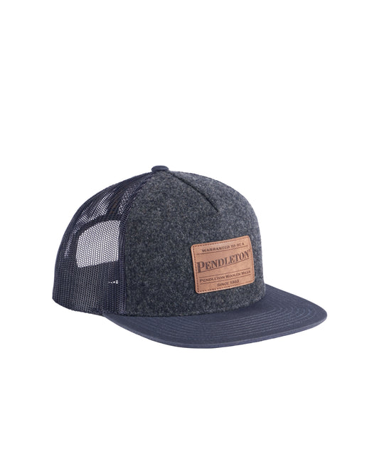 Pendleton Wool Trucker Hat in Charcoal