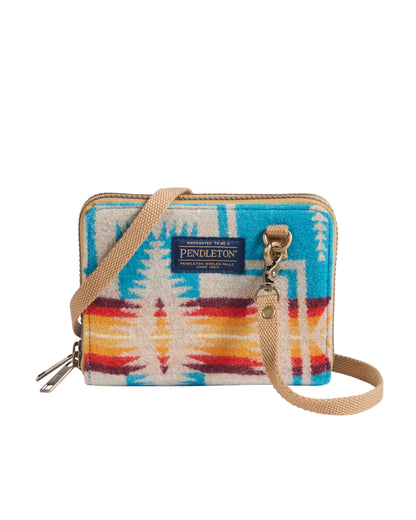 Pendleton Crossbody Organizer in Harding Turquoise