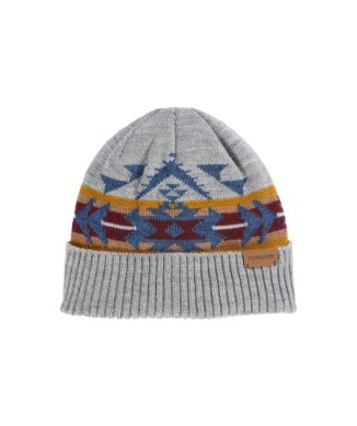Pendleton Merino Beanie knit cap in Autumn Birch Grey