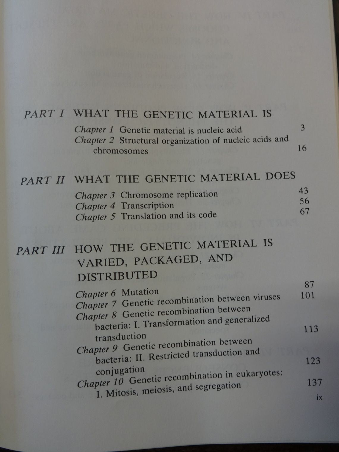 The Elements of Genetics, Irwin H. Herswkowitz