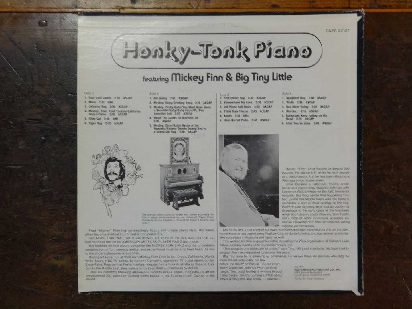 Honky Tonk Piano, Mickey Finn & Big Tiny Little 2 record set