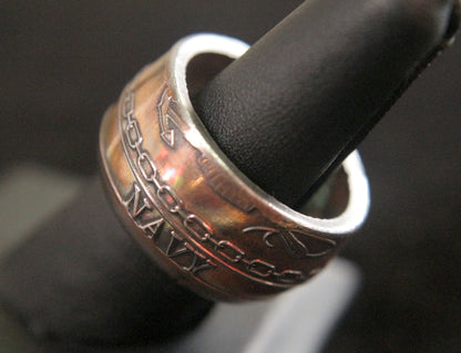 United States Navy coin ring