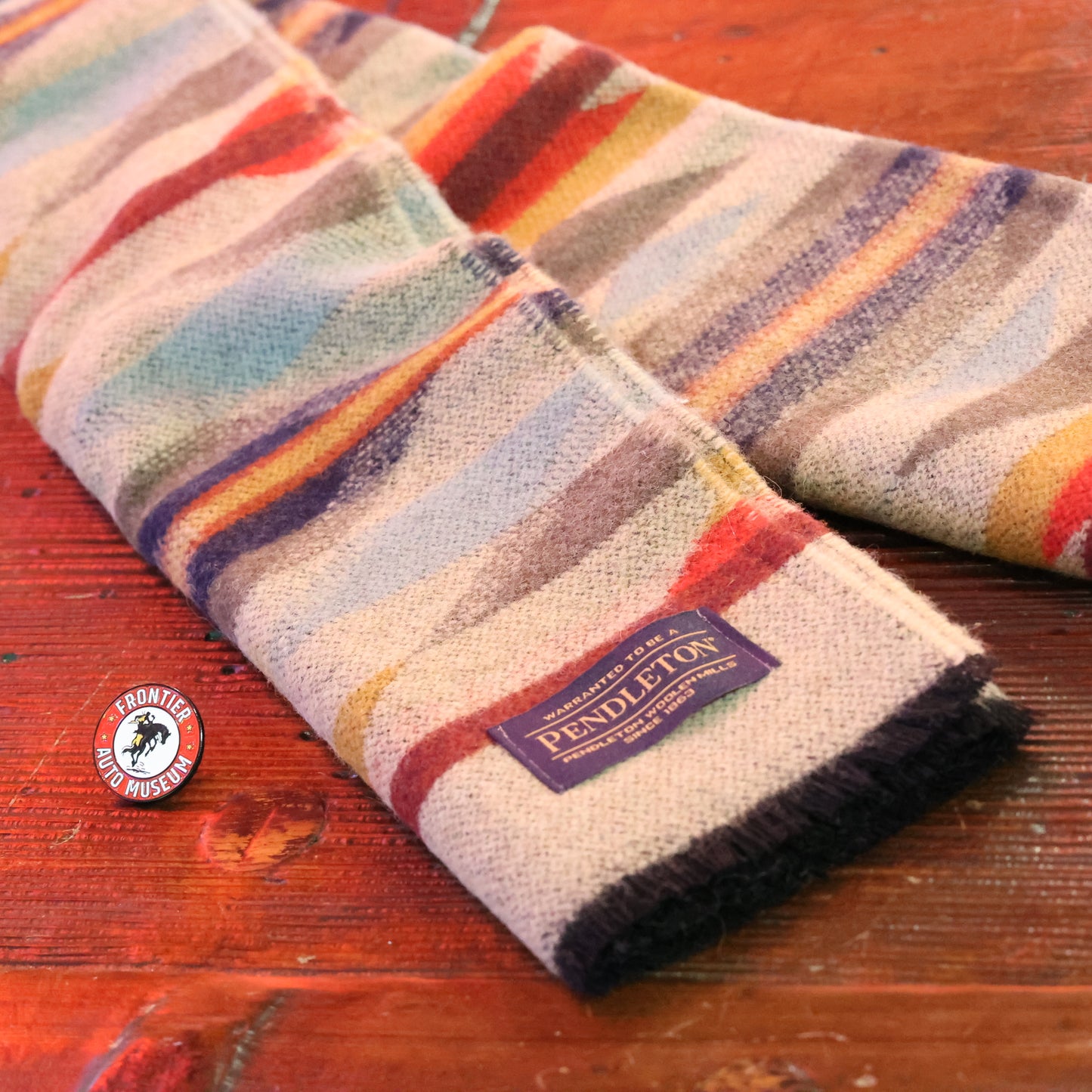 Pendleton Jacquard Scarf in Wyeth Trail.