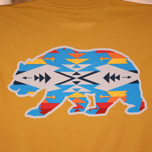 PENDLETON TUCSON BEAR GRAPHIC TEE  -ANTIQUE GOLD/MULTI -