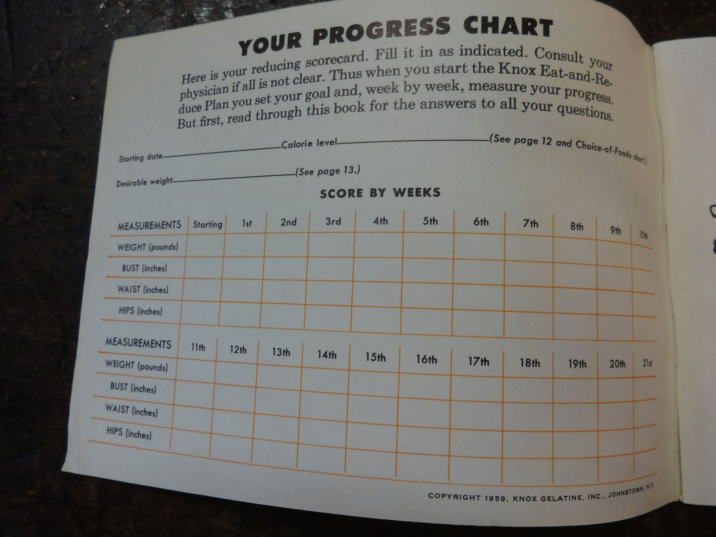 Knox Eat and Reduce Plan cookbook